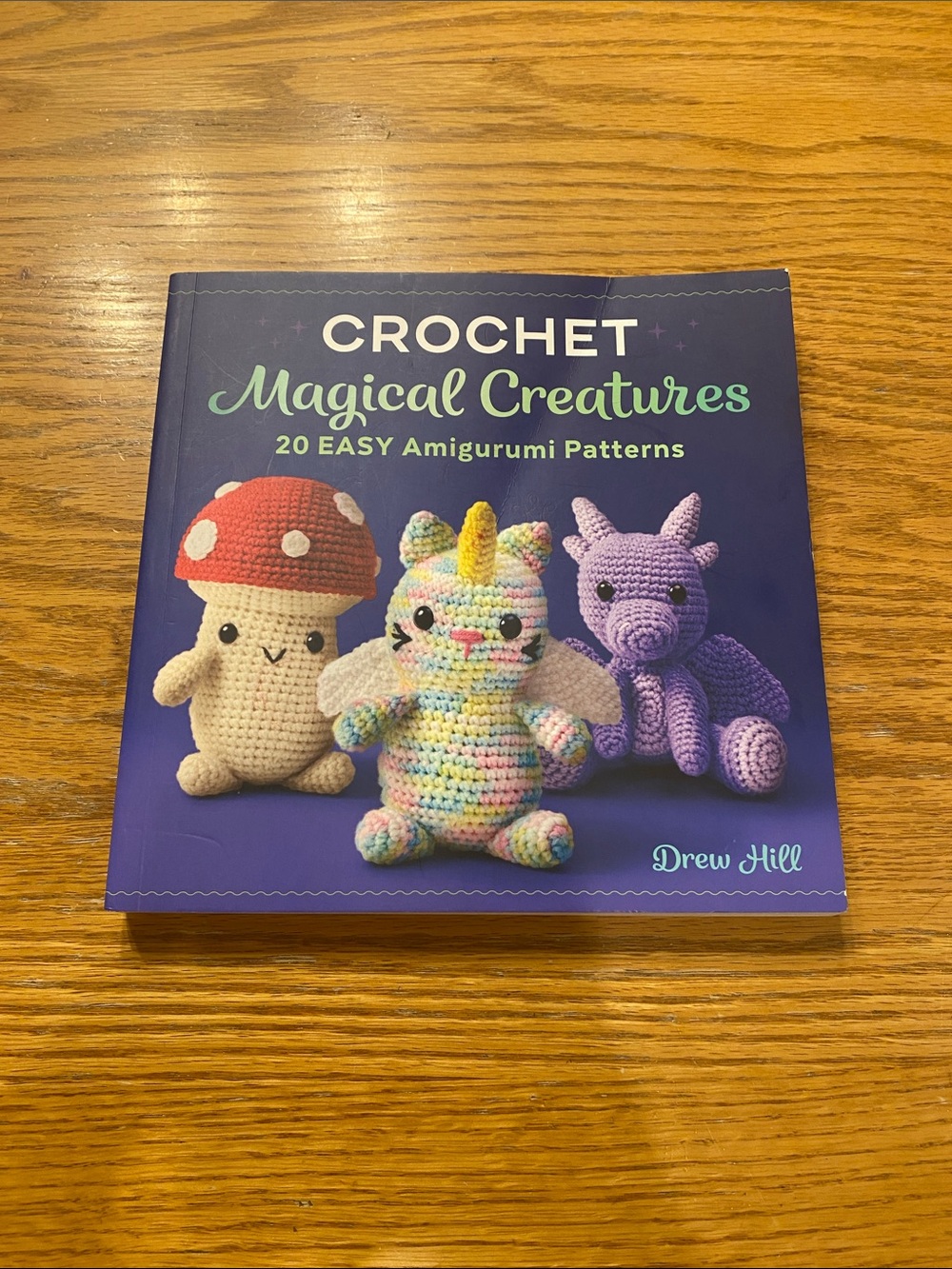 Crochet Magical Creatures Book - Purple Cover